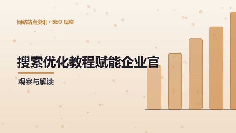 搜索优化教程赋能企业官网SEO：技术与方法